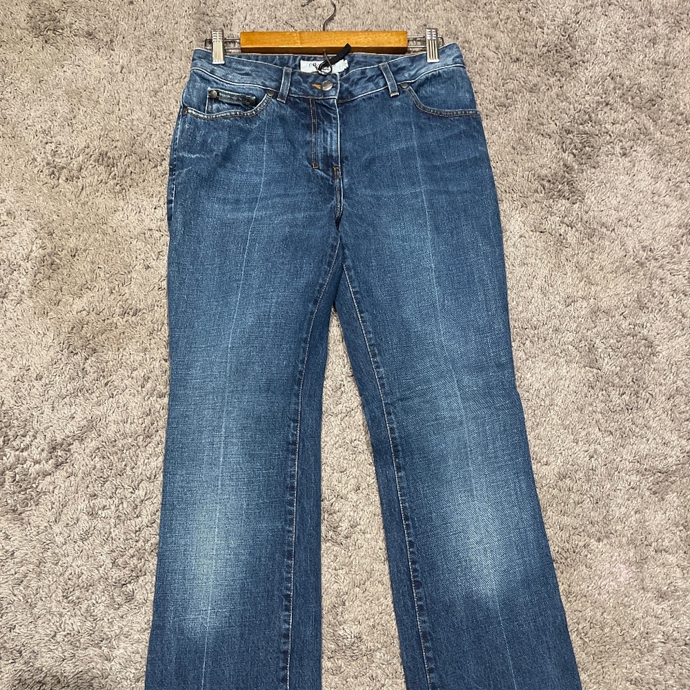 Yves Saint Laurent Women's Indigo Boot Cut Jeans